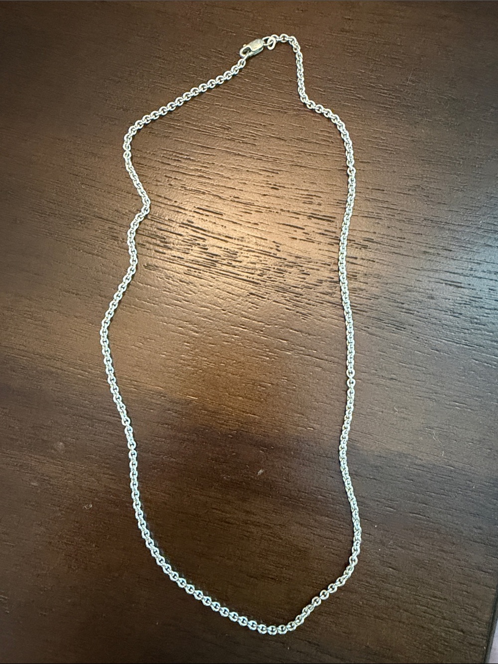 Simple silver chain